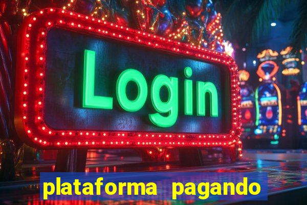 plataforma pagando bonus no cadastro